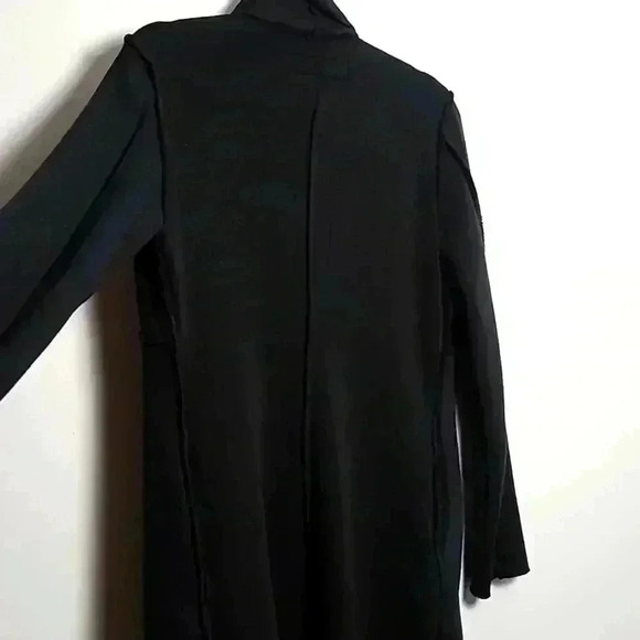 BNCI by Blanc Noir Black Wrap Sweater Size Small - Picture 9 of 13
